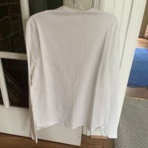 Everlane Bright White Funnel Neck Long Sleeve - Size L - NWT